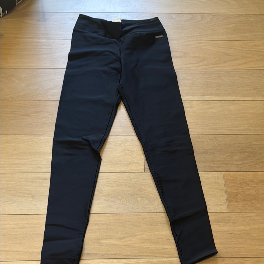Track and Field Black Leggings
